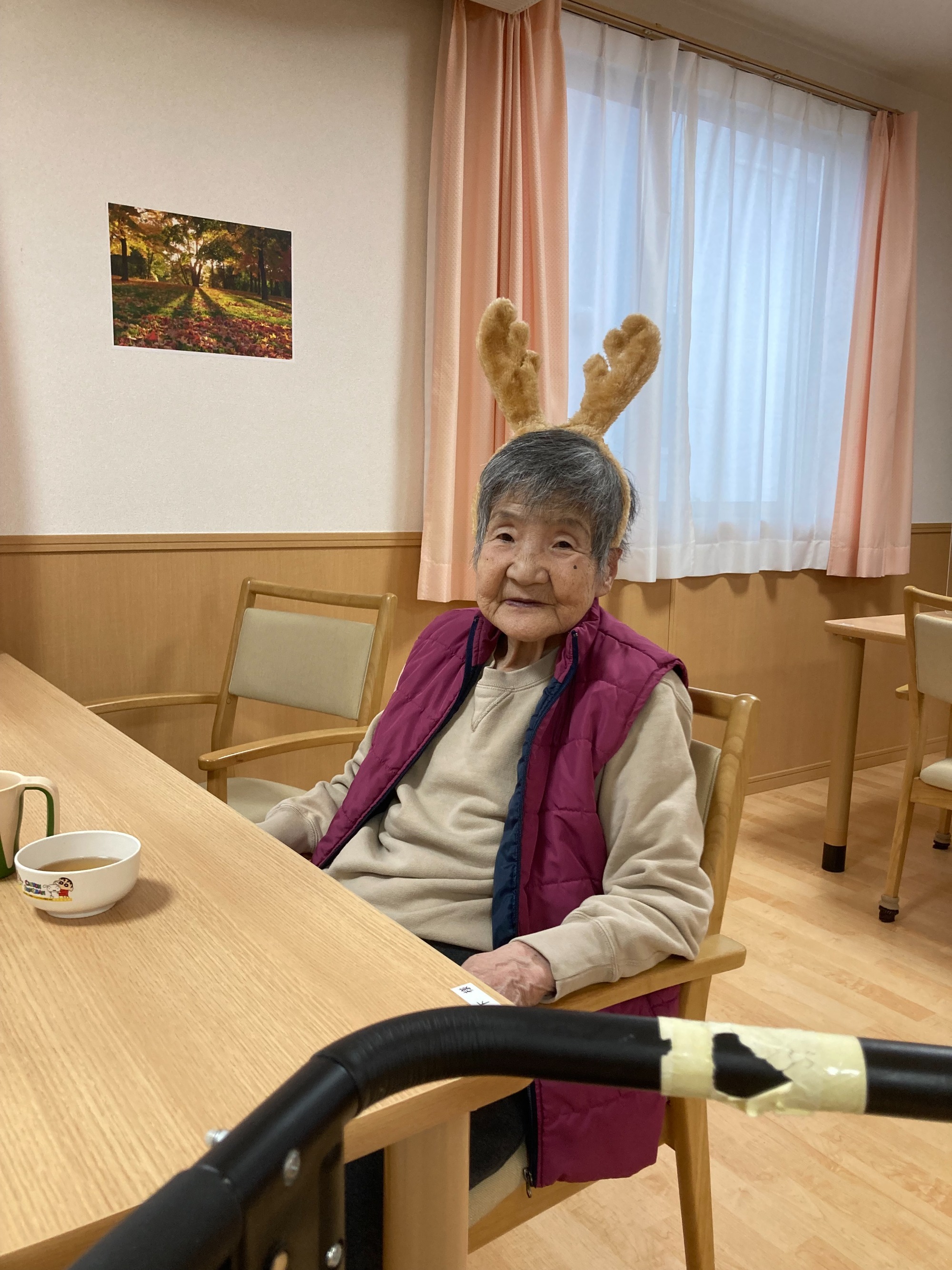 写真：利用者様とスタッフ