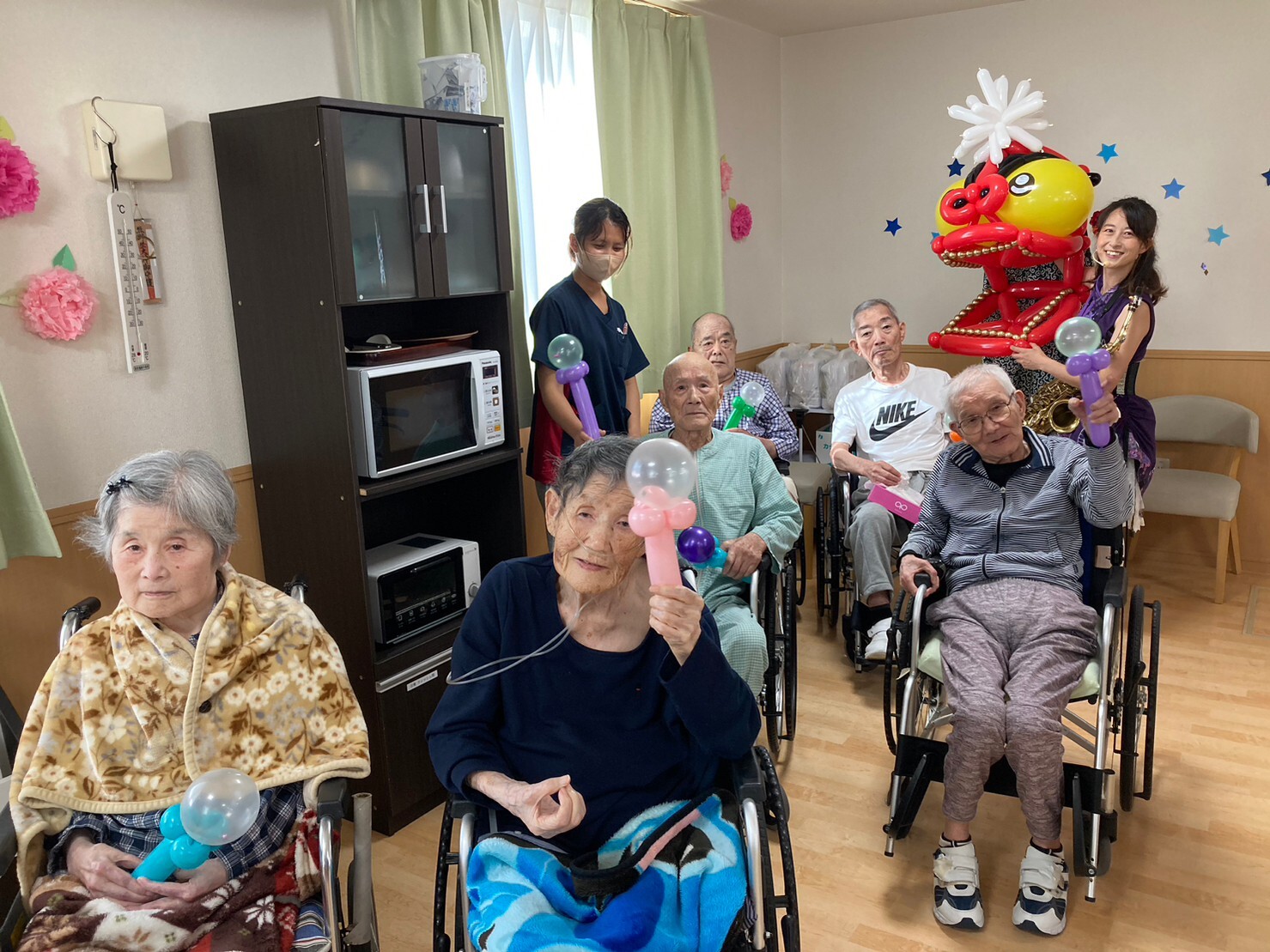 写真：お誕生日イベントの飾り