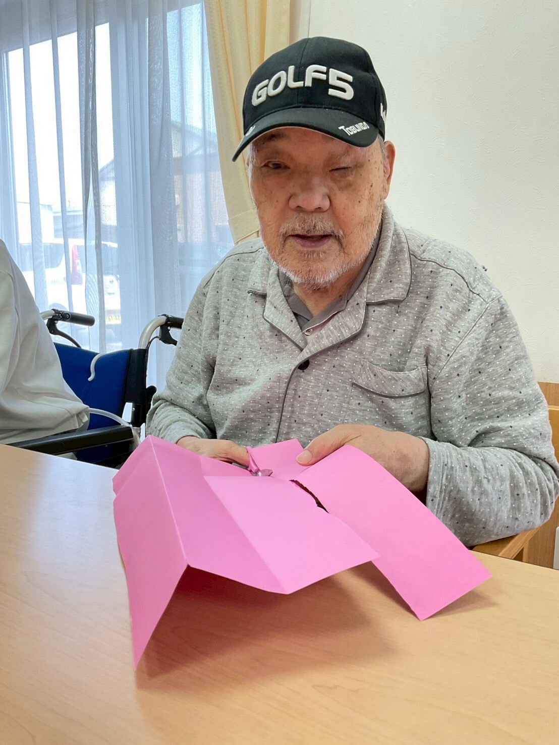 写真：利用者様とスタッフ